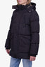 Burberry Black Logo Patch Hooded Puffer Jacket Size 14Y