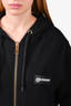 Burberry Black Nova Check Zip-Up Hoodie Size L