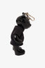 Burberry Black Patent Leather Bear Keychain