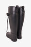 Burberry Black Trim Rubber Rain Boots Size 38