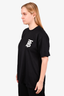 Burberry Black/White "TB" Logo Top Size M Mens