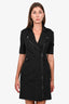 Burberry Brit Black Zip-Up Collared Dress Size 8
