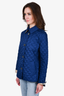 Burberry Brit Blue Quilted Jacket Size M