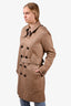 Burberry Brit Brown Utility Midi Trench Size S