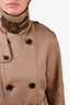 Burberry Brit Brown Utility Midi Trench Size S