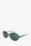 Burberry Green Metal Frame Sunglasses