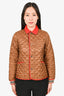 Burberry Kids Beige Quilted Jacket Size 12yrs
