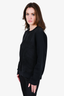 Burberry London Black Embroidered Sweater Size L