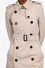 Burberry London Cream Belted Short Trench Size 4