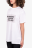 Burberry London White Logo Box S/S T-Shirt sz XS w/ Tags