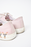 Burberry Pink Canvas Nova Logo Sneakers Size 35