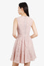 Burberry Pink Lace Sleeveless Mini Dress Size 2