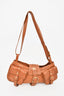 Burberry Prorsum Brown Leather Shoulder Bag GHW