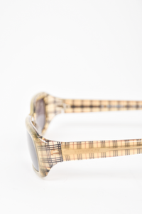 Burberry Translucent Nova Check Slim Sunglasses