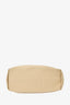 Burberry Vintage Beige Canvas Shoulder Bag with Zip Pouch