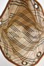 Burberry Vintage Beige Canvas Shoulder Bag with Zip Pouch