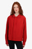 Burberry Vintage Red Nylon Zip-up Jacket