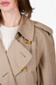 Burberrys Beige Wool Vintage Belted Trench Coat Size 50