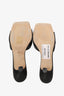 By Far Black Leather Lana Open Toe Mule Size 37