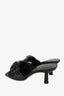By Far Black Leather Lana Open Toe Mule Size 37