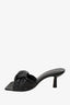 By Far Black Leather Lana Open Toe Mule Size 37