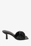 By Far Black Leather Lana Open Toe Mule Size 37