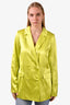 Cami NYC Green Silk 'Pacey' Double Breasted Blazer Size L