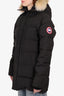 Canada Goose Black Carson Parka with Fur Hood Size Large