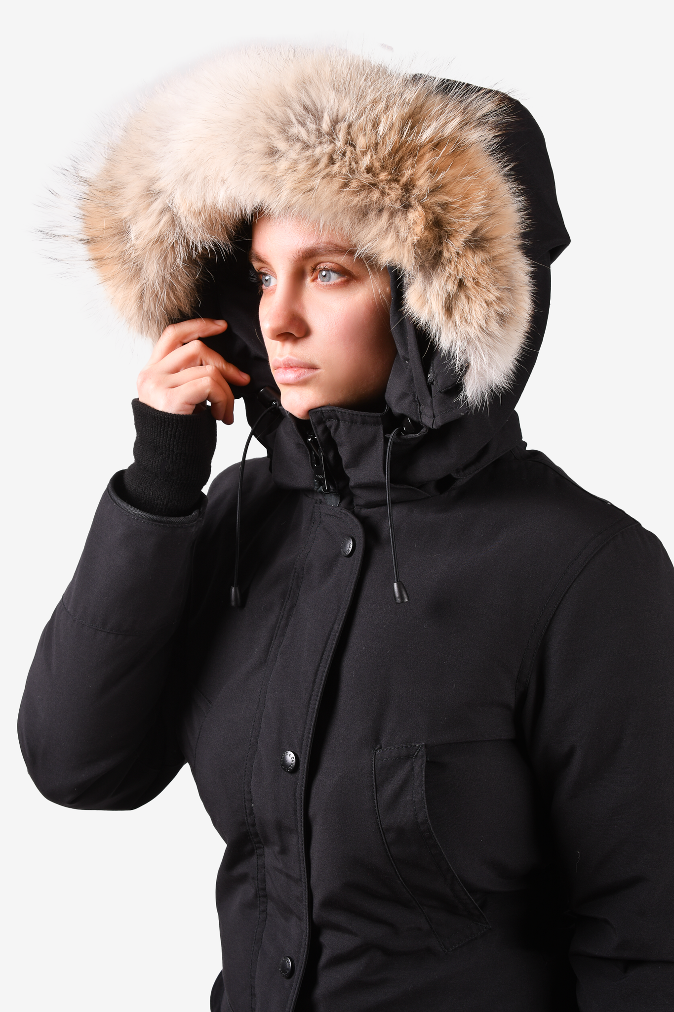 Canada goose langford fur-trimmed down parka hot sale