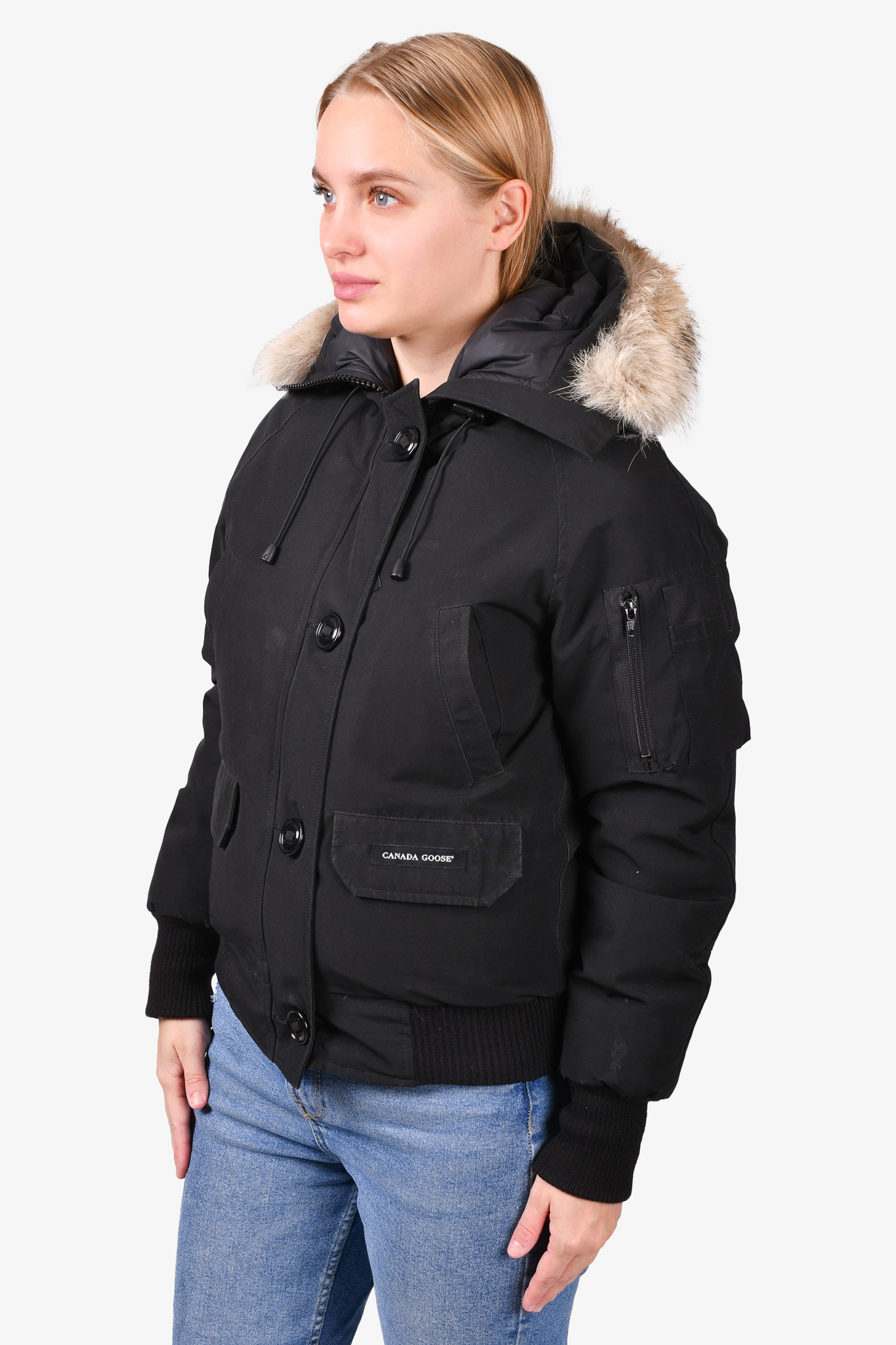 Canada Goose Black Chilliwack Bomber Down Jacket Size XS Mine