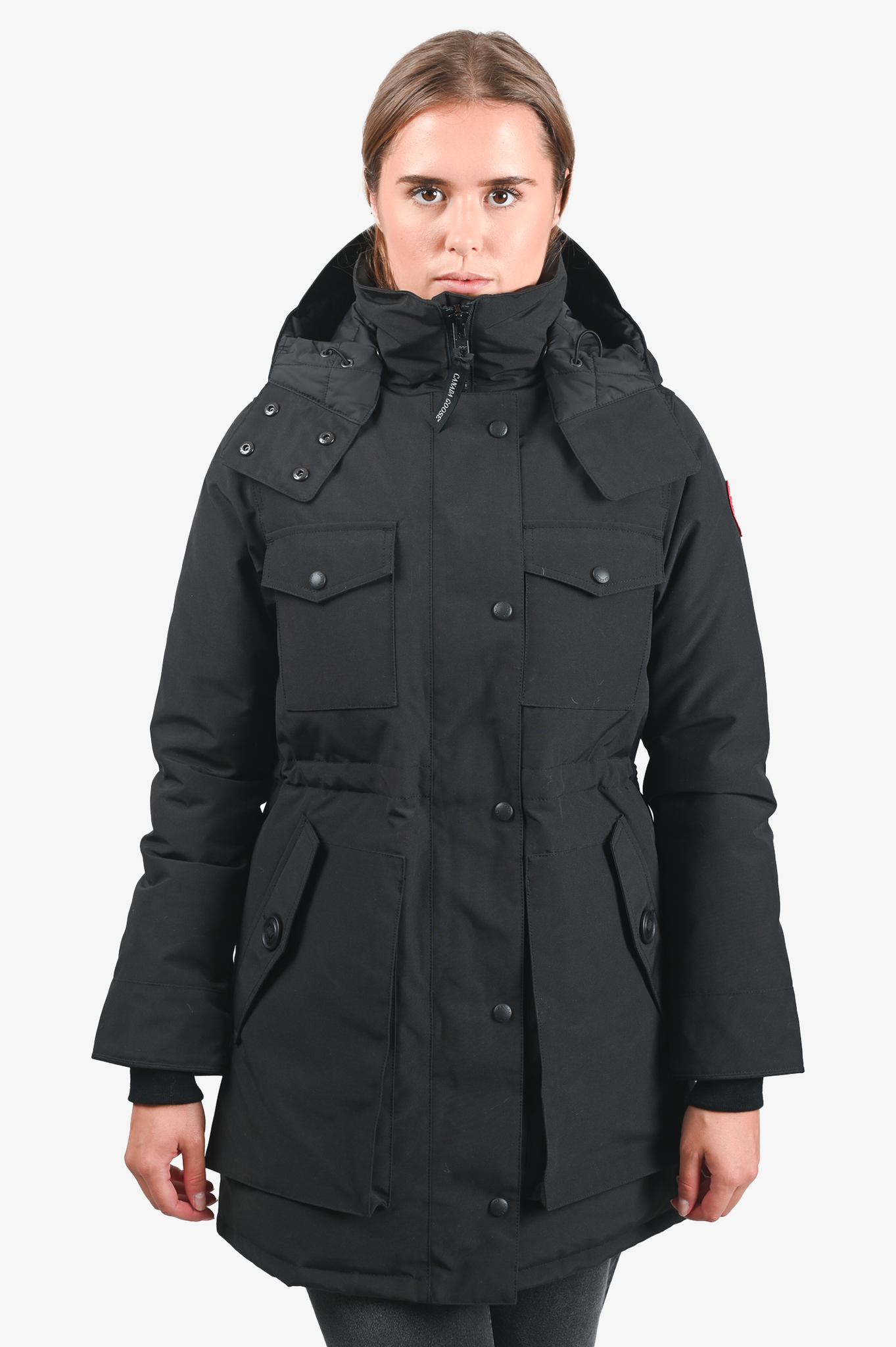 Canada Goose Black Gabriola Hooded Parka Size XS