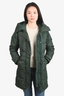 Canada Goose X Reformation Green Floral Puffer Coat Size XXS