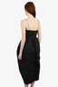 Cecilie Bahnsen Black Asymmetrical Bustier Dress