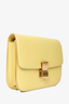 Celine 2011 Chartreuse Yellow Leather Box Bag (As Is)