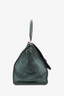 Celine 2012 Green Suede/Leather Trapeze Bag