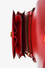 Celine 2017 Red Leather Medium Box Bag