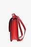 Celine 2017 Red Leather Medium Box Bag