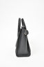 Celine Black Leather Nano Luggage w/ Strap