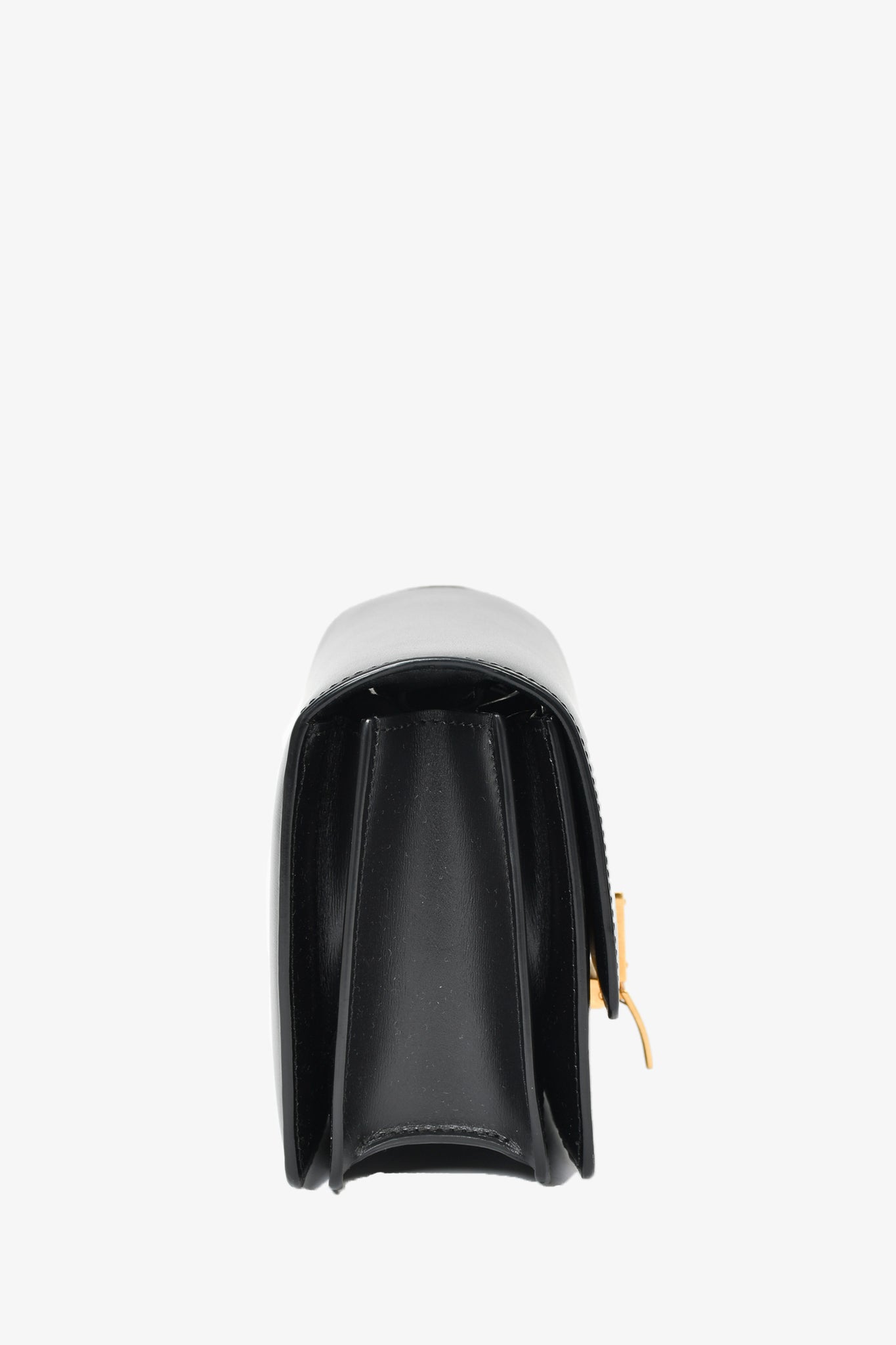Celine Black Leather Small Box Crossbody Bag