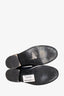 Celine Black/White Leather Triomphe Loafers Size 36
