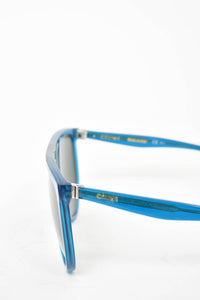 Celine Blue Acetate Tinted Oversized Sunglasses