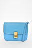 Celine Blue Leather Medium Box Bag