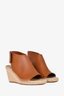 Celine Brown Leather Espadrilles Size 38