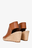Celine Brown Leather Espadrilles Size 38