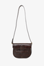 Celine Burgundy Crocodile Embossed Calfskin Mini Symmetrical Bag