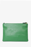 Celine Green Leather Small Trio Shoulder Bag