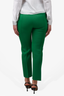 Celine Green Wool Straight Leg Trousers Size 34