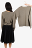 Celine Grey Cashmere/Wool Double Sweater Size XS