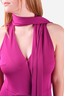 Celine Purple Scarf Detailed Mini Dress Size 38