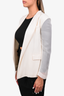 Celine Vintage White Mesh Sleeve Blazer Size 36